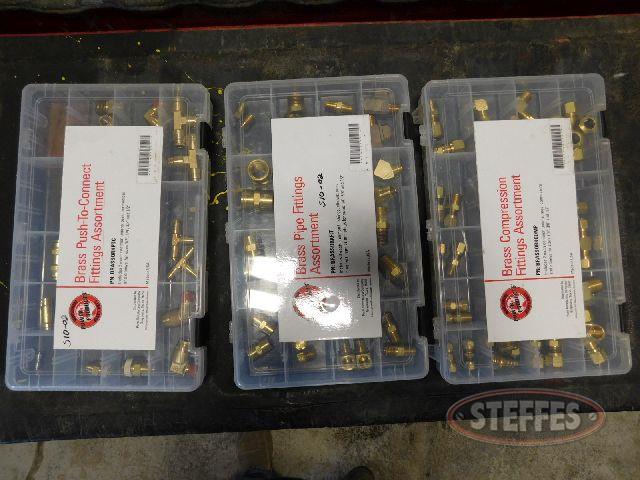 (3) Containers of brass compression fittings,_1.jpg